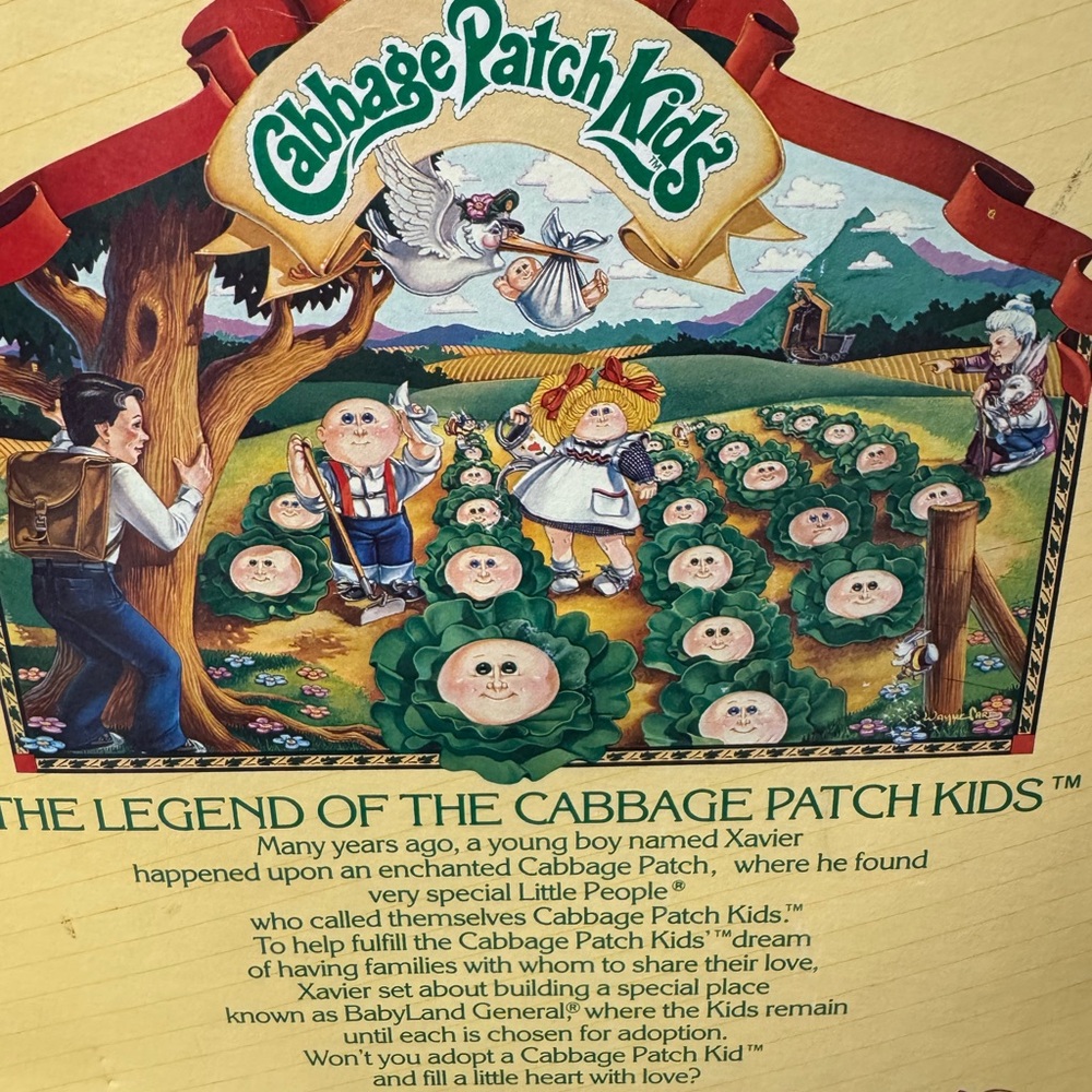 1984 Cabbage Patch Kids Doll Unopened Box - Picture 5 of 6